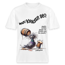 WAT KIEKSTN SO? - Relaxed Fit Unisex Bio-T-Shirt - Weiß