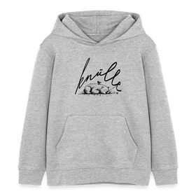 KNÜLLE - Kinder Bio-Hoodie - Grau meliert