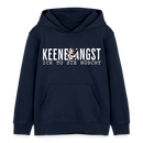 KEENE ANGST ICK TU SIE NÜSCHT -  Bio-Hoodie Mini - Navy