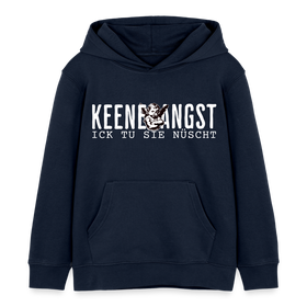 KEENE ANGST ICK TU SIE NÜSCHT -  Bio-Hoodie Mini - Navy