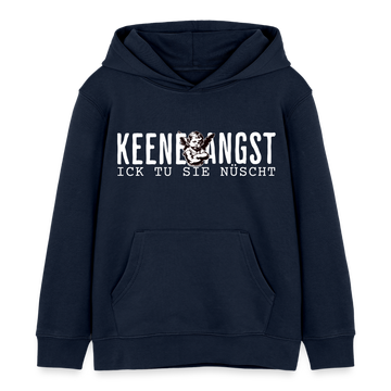 KEENE ANGST ICK TU SIE NÜSCHT -  Bio-Hoodie Mini - Navy