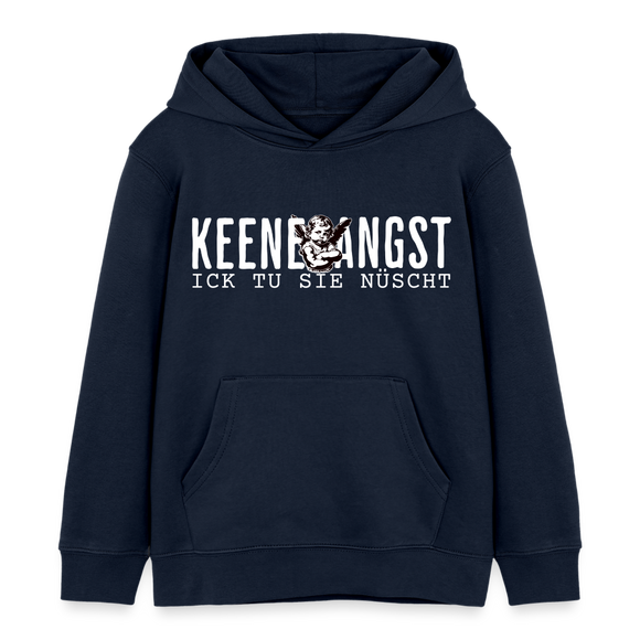 KEENE ANGST ICK TU SIE NÜSCHT -  Bio-Hoodie Mini - Navy