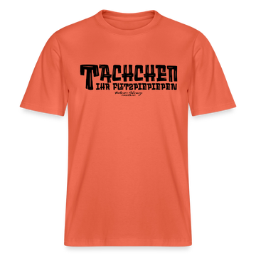 Berliner Begrüssung-TACHCHEN IHR FLITZPIEPEN- RELAXED FIT Unisex Organic T-Shirt - Hellrot