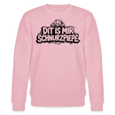 Berliner Bär-Souvenir-DIT IS MIR SCHNURZPIEPE-Unisex Bio-Sweatshirt - Hellrosa