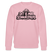 Berliner Bär-Souvenir-DIT IS MIR SCHNURZPIEPE-Unisex Bio-Sweatshirt - Hellrosa