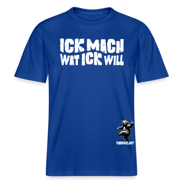 ICK MACH WAT ICK WILL- Relaxed Fit Unisex Bio-T-Shirt - Dunkelblau
