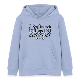 ICK KNUTSCH DIR - Kinder Bio-Hoodie - Sky