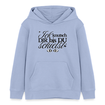 ICK KNUTSCH DIR - Kinder Bio-Hoodie - Sky