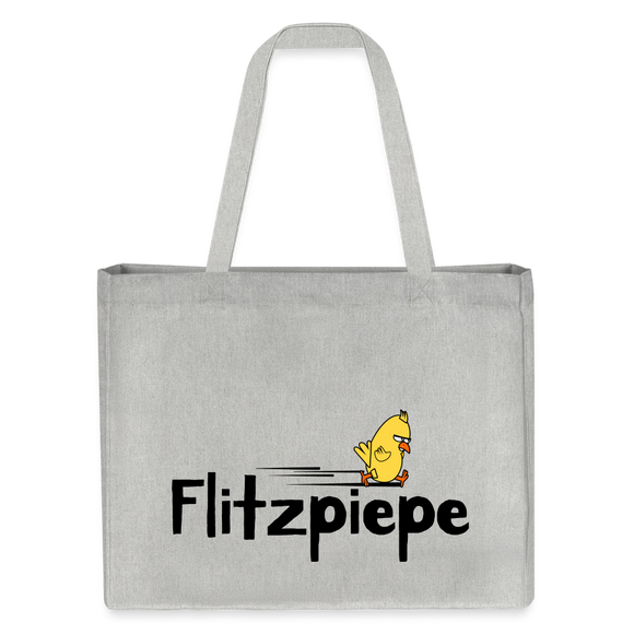 DIE FLITZPIEPE - Einkaufstasche - Grau meliert