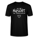 NÜSCHT FÜR SCHWACHE NERVEN-Unisex T-Shirt mit Berliner Schnauze - Schwarz