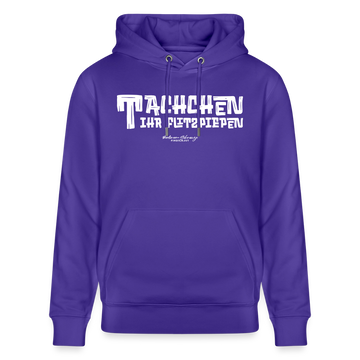 Berliner Begrüssung-TACHCHEN IHR FLITZPIEPEN- Bio-Hoodie - Purple Love 