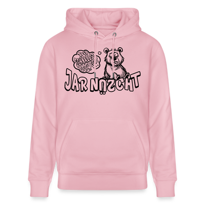 DU SCHNALLST JAR NÜSCHT-Unisex Bio-Hoodie - Hellrosa