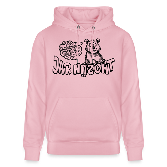 DU SCHNALLST JAR NÜSCHT-Unisex Bio-Hoodie - Hellrosa