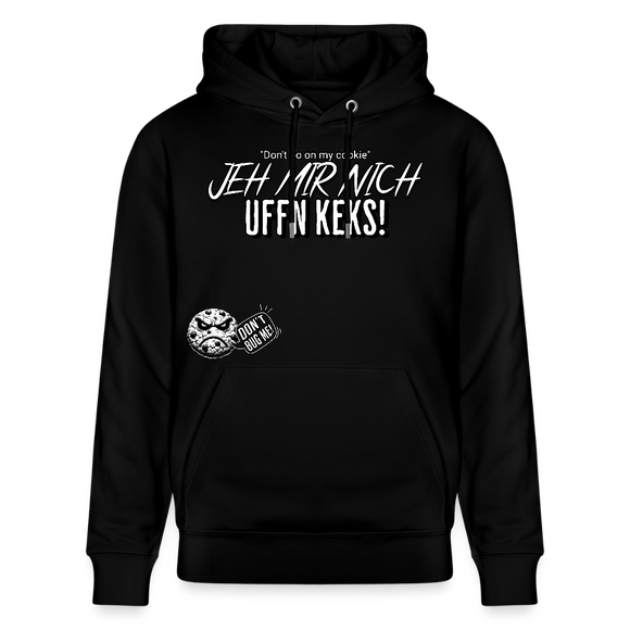 JEH MIR NICH UFFN KEKS-Unisex Bio-Hoodie II - Schwarz