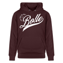 ICK FREU MA WIE BOLLE-Unisex Bio-Hoodie - Maroon