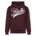 ICK FREU MA WIE BOLLE-Unisex Bio-Hoodie - Maroon