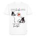 BERLINER KNORKE-Männer Premium BIO T-Shirt - Weiß