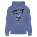 Dit is mir SCHNURZPIEPE-Unisex Bio-Hoodie BIO - Blau