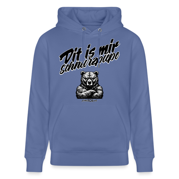 Dit is mir SCHNURZPIEPE-Unisex Bio-Hoodie BIO - Blau