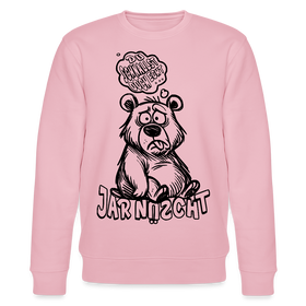 DU SCHNALLST JAR NÜSCHT-Unisex Bio-Sweatshirt - Hellrosa