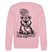 DU SCHNALLST JAR NÜSCHT-Unisex Bio-Sweatshirt - Hellrosa