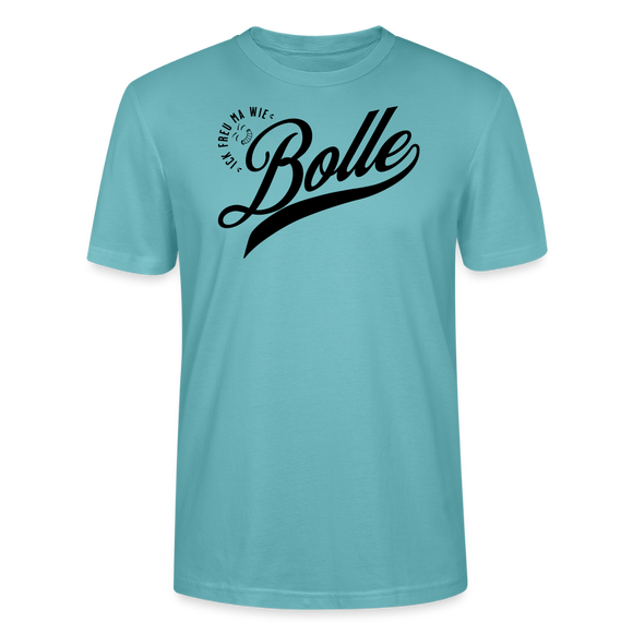 ICK FREU MA WIE BOLLE-Unisex T-Shirt BIO - Pastelltürkis