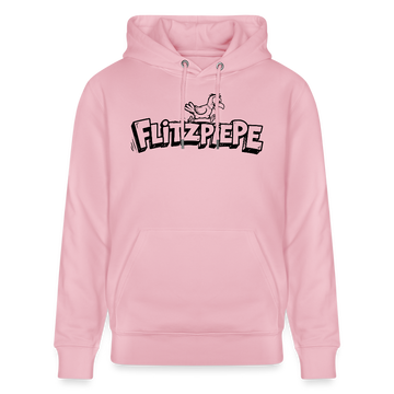 FLITZPIEPE-Unisex Bio-Hoodie mit dem Original Berliner Spruch - Hellrosa