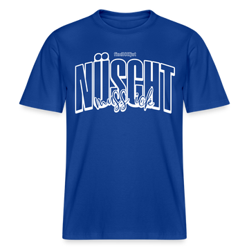 Berlin Shirt mit Schnauze-NÜSCHT-Relaxed Fit Unisex Bio - Dunkelblau