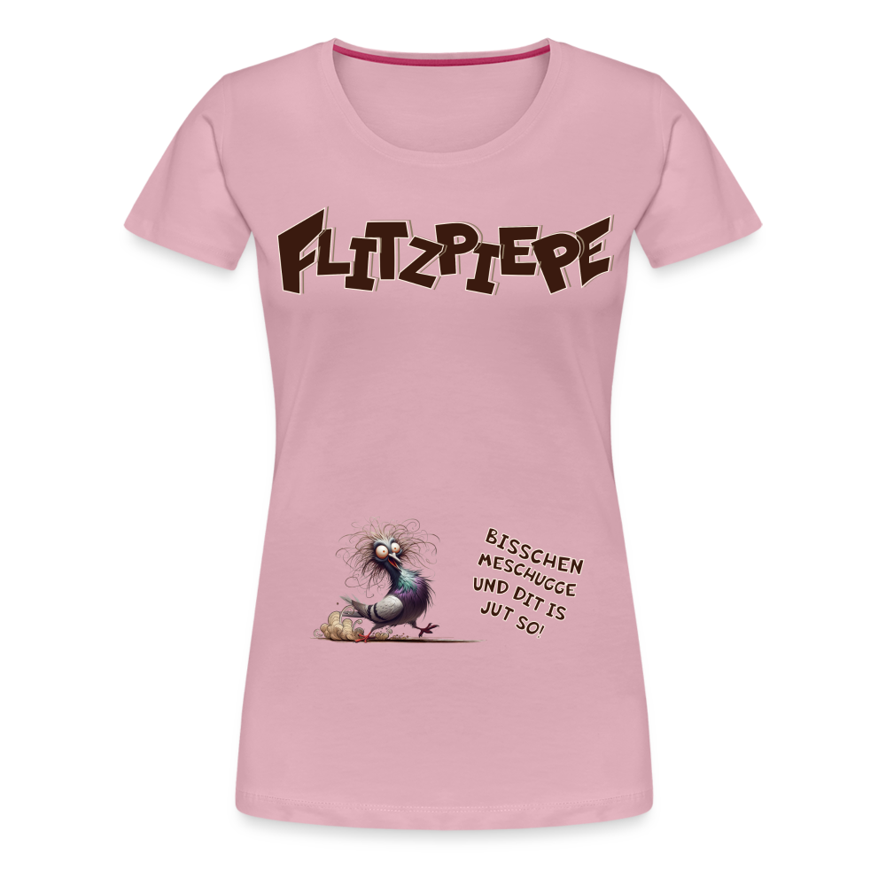 BERLINER FLITZPIEPE - Frauen Premium T-Shirt - Hellrosa