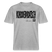 Dit Berliner Chaos Shirt-KLADDERADATSCH- RELAXED FIT Unisex Organic T-Shirt - Grau meliert