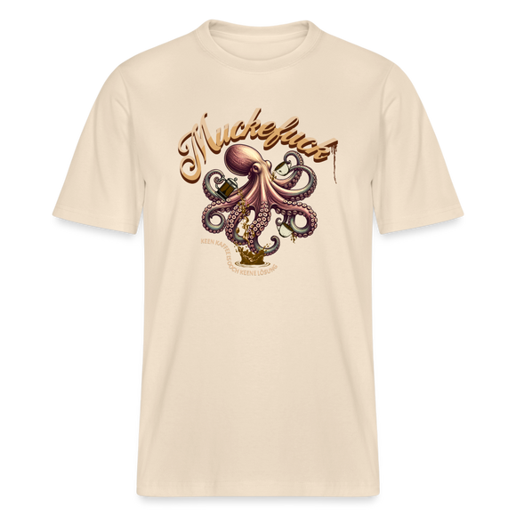 MUCKEFUCK - Relaxed Fit Unisex Bio-T-Shirt - Naturweiß