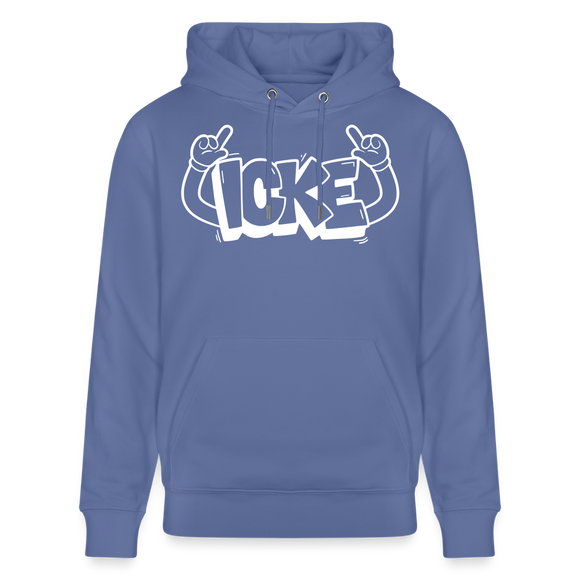 ICKE-Unisex Bio-Hoodie mit Berliner Schnauze - Blau
