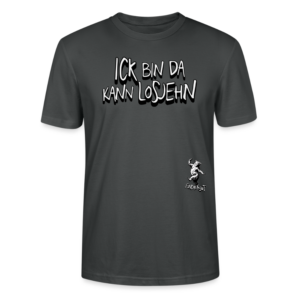 ICK BIN DA-Unisex BIO T-Shirt - Anthrazit