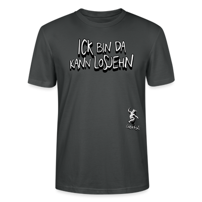 ICK BIN DA-Unisex BIO T-Shirt - Anthrazit