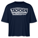 TACHCHEN IHR FLITZPIEPEN-Frauen Boxy Bio-T-Shirt-Berlin Shirt - Navy