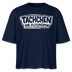 TACHCHEN IHR FLITZPIEPEN-Frauen Boxy Bio-T-Shirt-Berlin Shirt - Navy