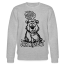 DU SCHNALLST JAR NÜSCHT-Unisex Bio-Sweatshirt - Grau meliert