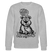 DU SCHNALLST JAR NÜSCHT-Unisex Bio-Sweatshirt - Grau meliert