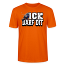 ICK DARF DIT|TAUBE-Unisex T-Shirt BIO - Tieforange