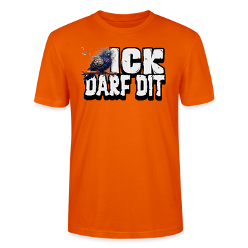 ICK DARF DIT|TAUBE-Unisex T-Shirt BIO - Tieforange