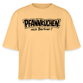 PFANNKUCHEN,nich Berliner!-Frauen Boxy Bio-T-Shirt - Mispel