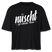 NÜSCHT FÜR SCHWACHE NERVEN-Frauen Boxy Bio-T-Shirt mit Berliner Schnauze - Schwarz