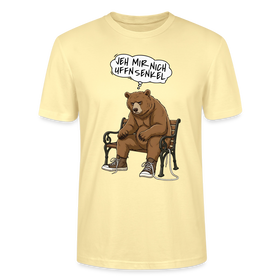 Berliner Bär Shirt-JEH MIR NICH UFFN SENKEL-Unisex T-Shirt - Creme