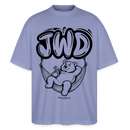 JWD-Berlin-Oversized Unisex Bio T-Shirt - Violett