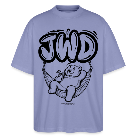 JWD-Berlin-Oversized Unisex Bio T-Shirt - Violett