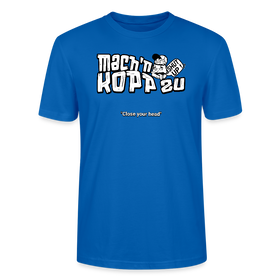 MACH N KOPP ZU-Unisex T-Shirt Bio II - Pfauenblau