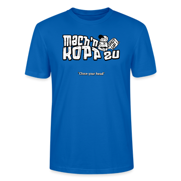 MACH N KOPP ZU-Unisex T-Shirt Bio II - Pfauenblau