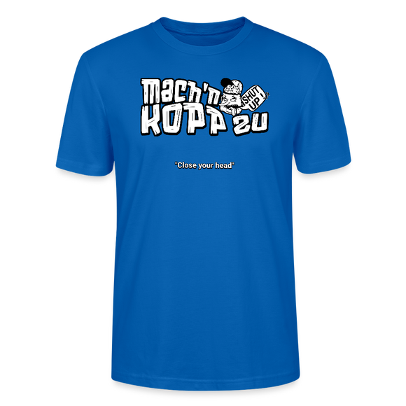 MACH N KOPP ZU-Unisex T-Shirt Bio II - Pfauenblau