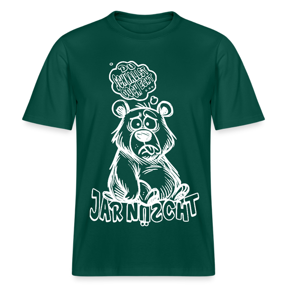 DU SCHNALLST JAR NÜSCHT- RELAXED FIT Unisex BIO T-Shirt II - Forest
