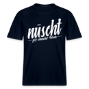 Berlin Shirt-NÜSCHT FÜR SCHWACHE NERVEN- RELAXED FIT Unisex Organic T-Shirt - Navy